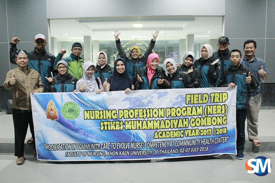 Mahasiswa Stikes Gombong Field Trip ke Khon Kaen University Thailand